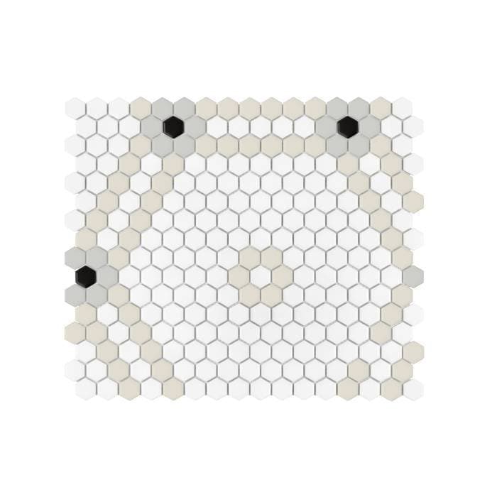 Carreau grès cérame Mini Hexagone Doublehex mat - Décoration | Dartank