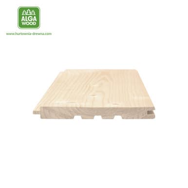Plancher épicéa classe AB 2,1 x 19,6 cm biseauté - ALGAWOOD | Dartank