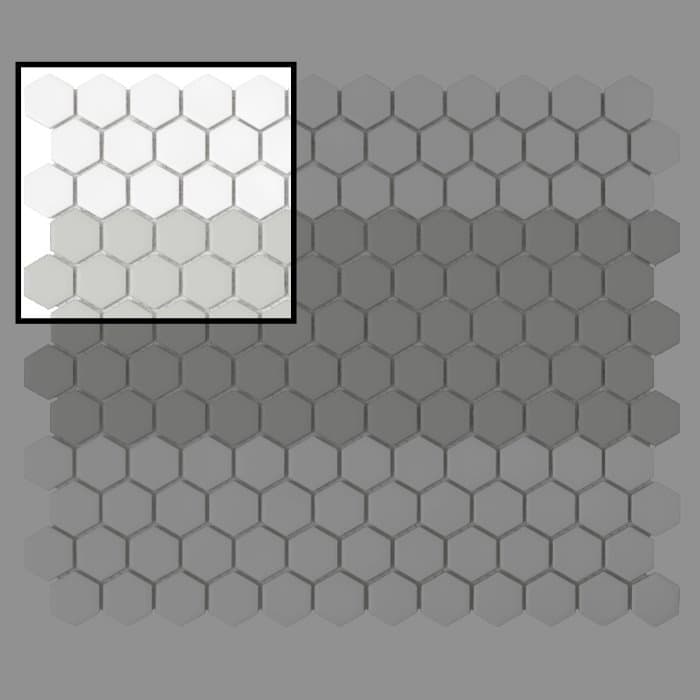 Échantillon Mini Hexagon STRIPE 1.A matt