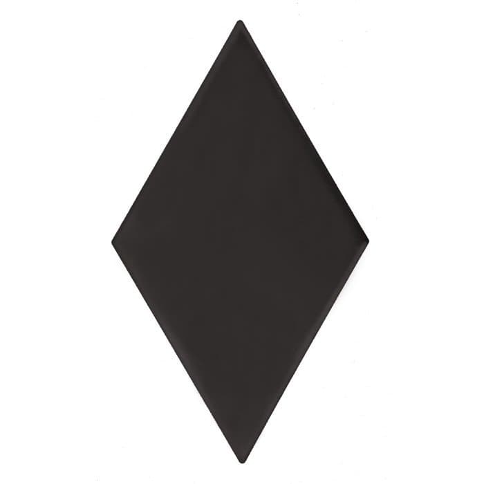 Carreau losange Rombic Noir 01 mat - Décoration | Dartank