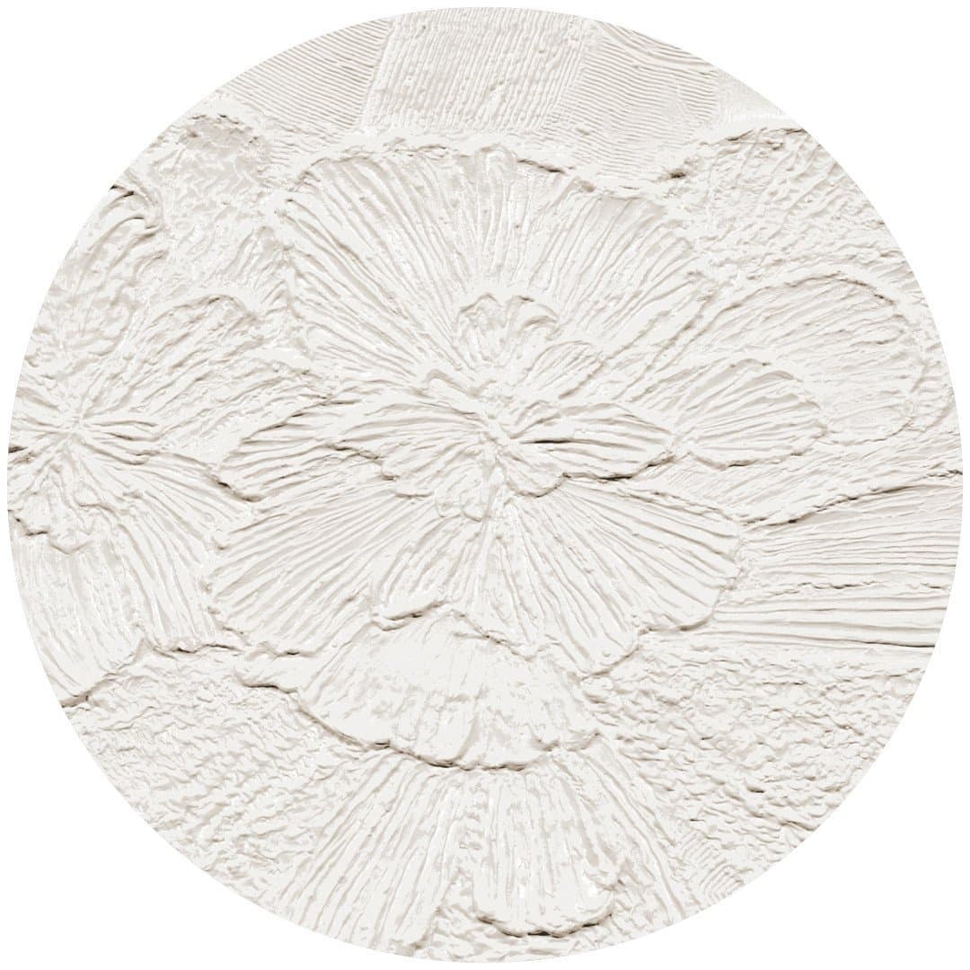 Papier peint cercle Gypsum Petals