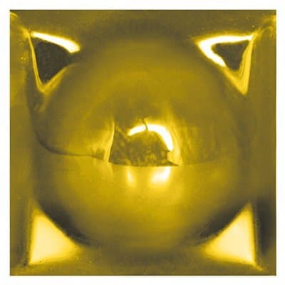 Décor en céramique dorée et brillante C-CAP03 - Décoration | Dartank
