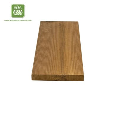 Planche thermo-traitée en pin AB 1,9 x 14 cm S4S