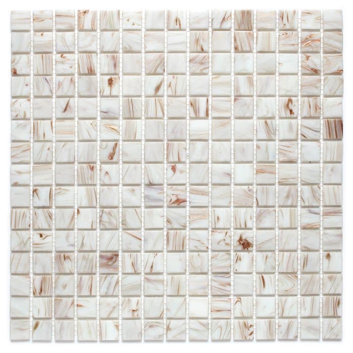 Mosaïque verre Jade 110 Blanc brillant