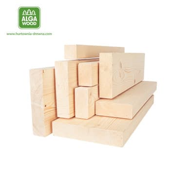 Bois d'œuvre charpente épicéa scandinave C24 4,5 x 14,5 cm 2,40-4,80 m - ALGAWOOD | Dartank