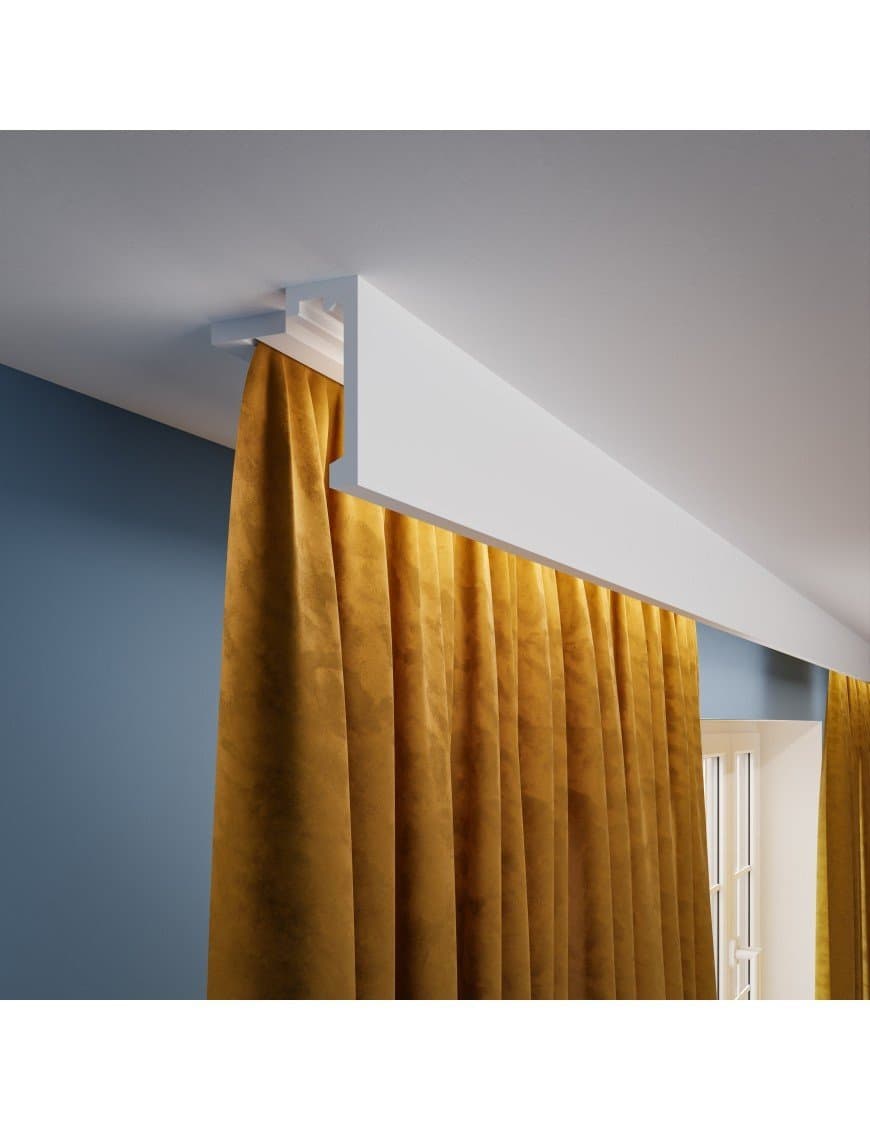 Cache Tringle à Rideau LK1 300cm Blanc – 10 pièces - Décoration | Dartank
