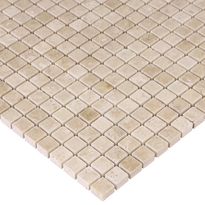 Mosaïque Travertin Blanc 15