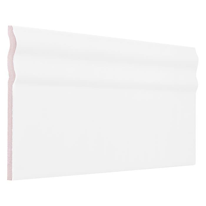 Plinthe brillante blanche pour carrelage C-WH03 (jupe) - Décoration | Dartank