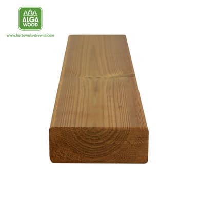 Planche thermo-traitée en pin AB 2,6 x 6,8 cm