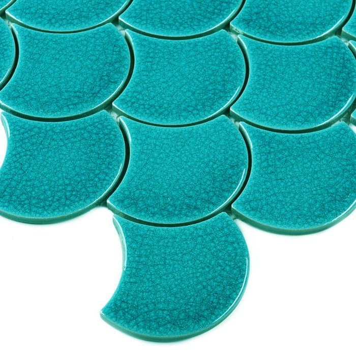 Mosaïque Mini balance à poisson Bali 88 Bleu Turquoise