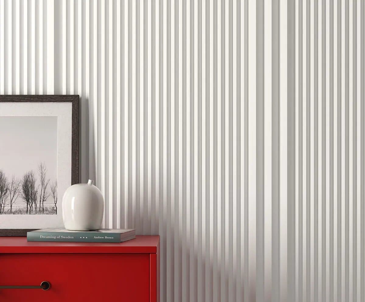 Panneau Mural Vivid WP003 270cm Blanc Mate