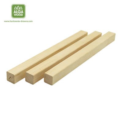 Bois d'œuvre carré épicéa 3,2 x 3,2 cm classe BC - ALGAWOOD | Dartank
