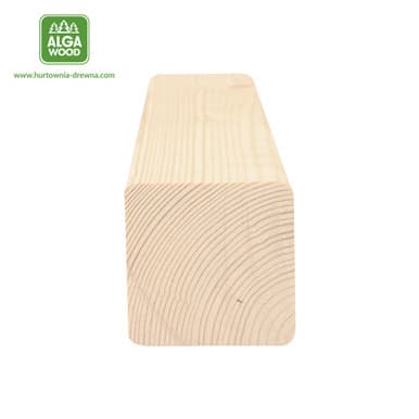Bois d'épicéa raboté 6,9 x 6,9 cm, classe AB - ALGAWOOD | Dartank