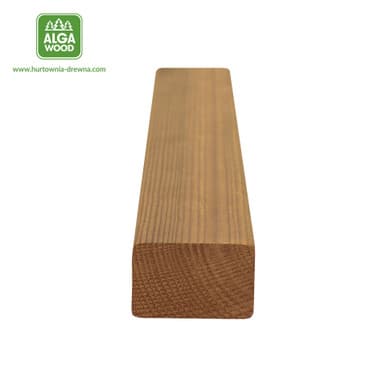 Planche thermo-traitée en pin AB 2,6 x 4 cm S4S