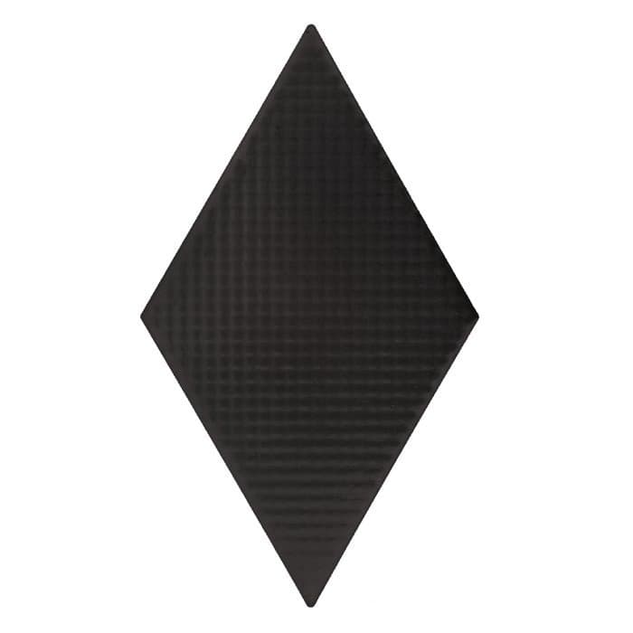 Carreau losange Rombic Noir 02 mat