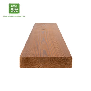 Planche thermo-traitée en pin AB 2,6 x 11,7 cm