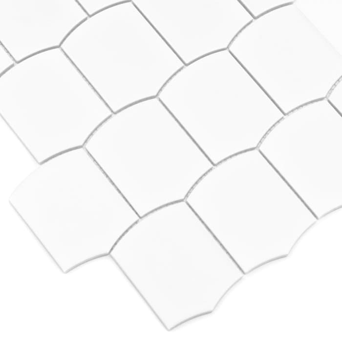 Mosaïque Arcado Blanc mat