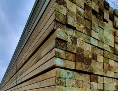 Bois de charpente pin imprégné C24 NTR 4,5 × 9,5 cm - ALGAWOOD | Dartank