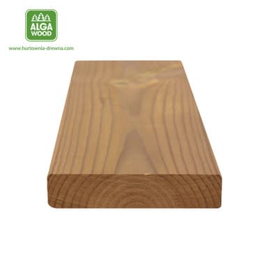 Planche thermo-traitée en pin AB 1,9 x 9,2 cm