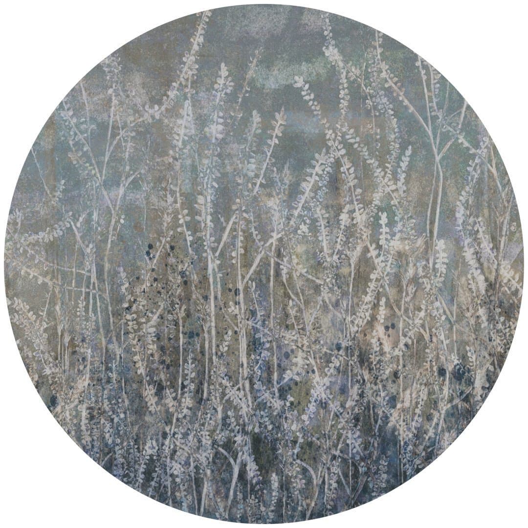 Papier peint cercle Golden Reeds 3