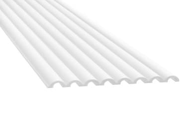 Panneau Mural Duna WP001 270cm Blanc Mate Motif 3D