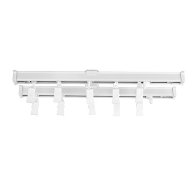 Set de Tringles Rideaux D250 : Double Accrochage avec épingles