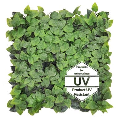 Matte artificielle verte Bluszcz UV 50x50 cm