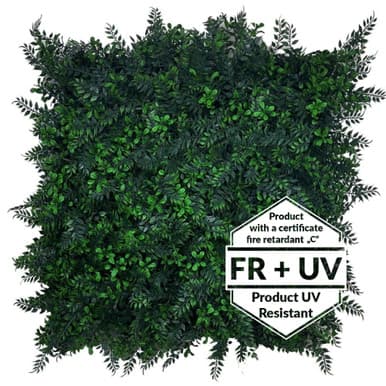 Matte artificielle verte Marsylea FR UV - C 50x50 cm