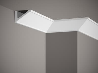 Corniche de plafond blanc mate en Profoam MDB132- L: 200,00 (cm) x H: 5,50 (cm) x P : 8,70 (cm) - Mardom Decor | Dartank