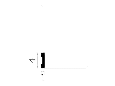 Plinthe MD011P : Élégance Minimaliste pour Intérieur Raffiné