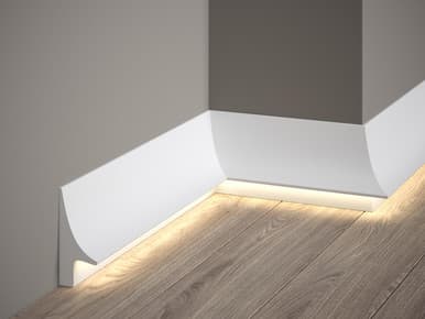 Plinthe Premium QL007P forme élancée pointue vers le bas - Mardom Decor | Dartank