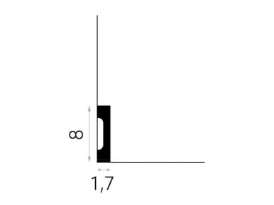 Plinthes Premium Mardom MD008P: Design élégant