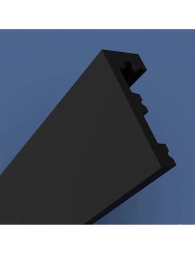 Cache Tringle à Rideau LK1 200cm Noir - 10 pièces