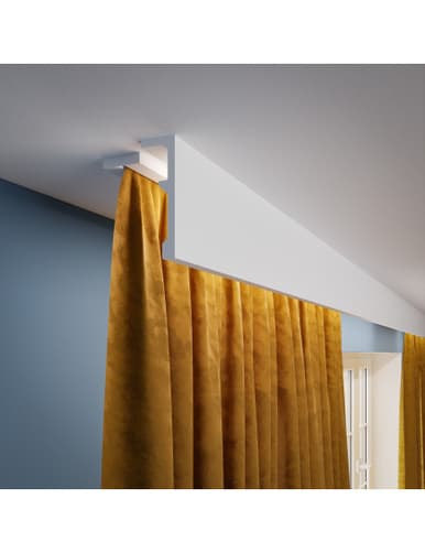 Cache Tringle à Rideau LK2 200cm Blanc - 10 pièces - DMS DECOR | Dartank