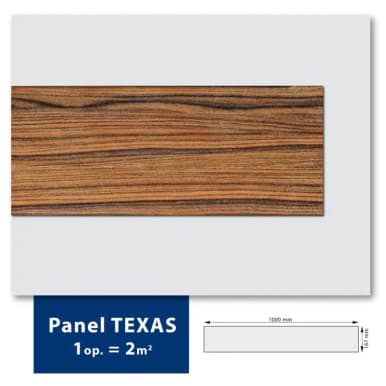 Panneau Mural décoratif TEXAS 3.34 m²- 20 pièces