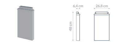 Base de pilastre PB2 : design simple et classique