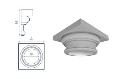 Chapiteau de colonne GK3 Design Élégant