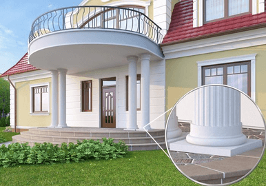Base de colonne PK1 : Design classique avec finition mate