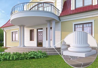 Base de colonne PK4 : design classique et élégant