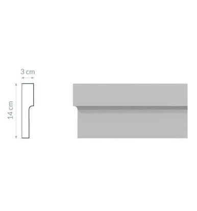 Moulure de Fenêtre L2 : Design Simple et Élégant