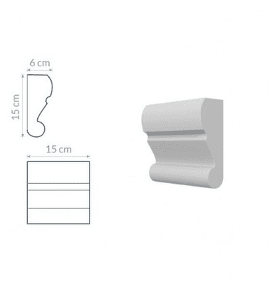 Support décoratif W2 : design moderne