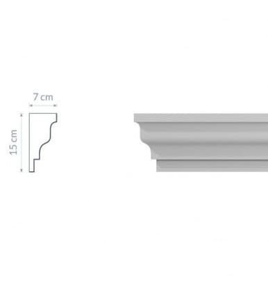 Corniche GW17 : Design ondulé pour une touche classique